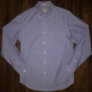 J Crew Blue Cotton Oxford Slim Fit Small NWOT